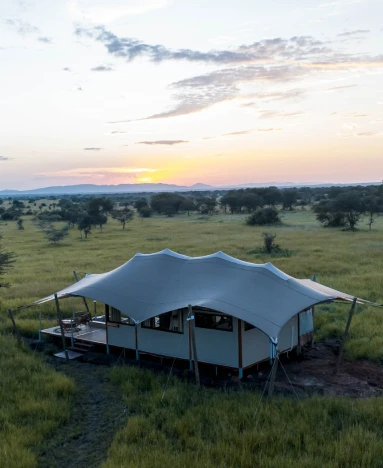Escarpment Luxury Lodge Serengeti view