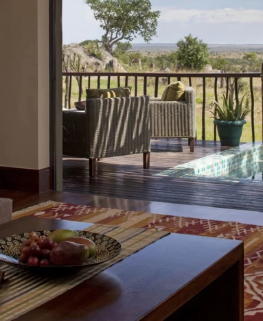 Four Seasons Safari Lodge Serengeti view