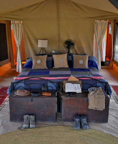 Lake Natron Camp room