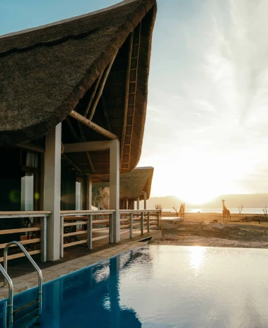 Maraboi Tented lodge pool view