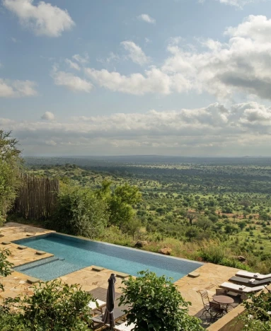 Mpingo Ridge Lodge pool view