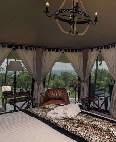 Ole Serai Luxury Camp Seronera view