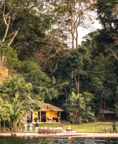 Rubondo Island Camp view