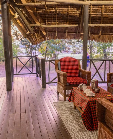 Rufiji River Camp view