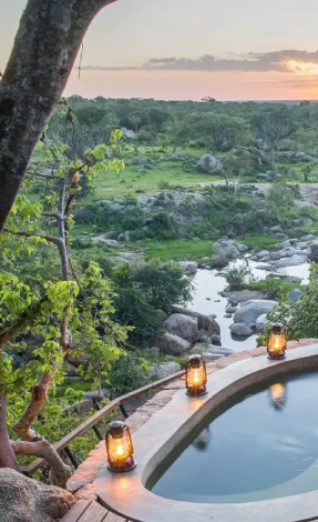 Serengeti Lodges view