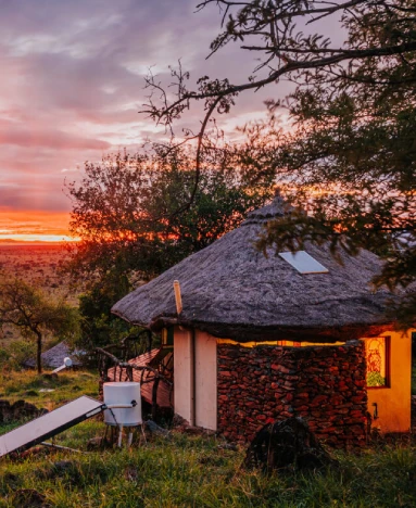 Serengeti Simba Lodge scene